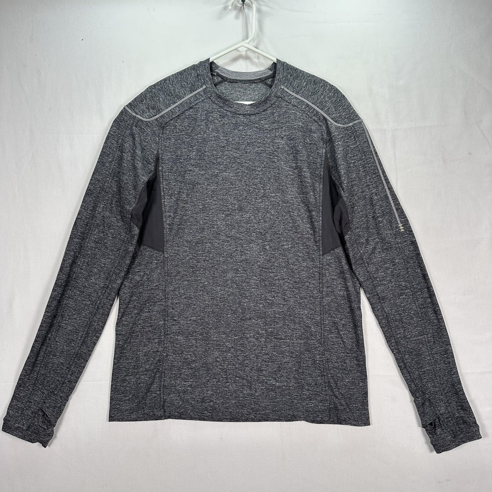 Lululemon Metal Vent‎ Tech Shirt Mens XL Gray Long Sleeve Running Athletic Gym